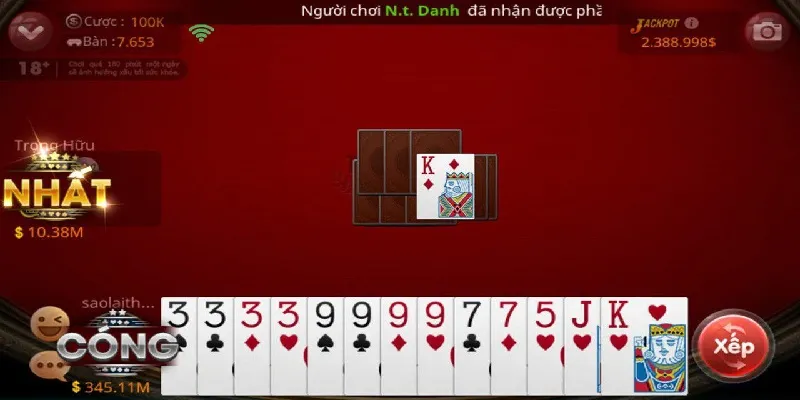 Tiến lên miền Nam là game bài đổi thưởng không nên bỏ qua