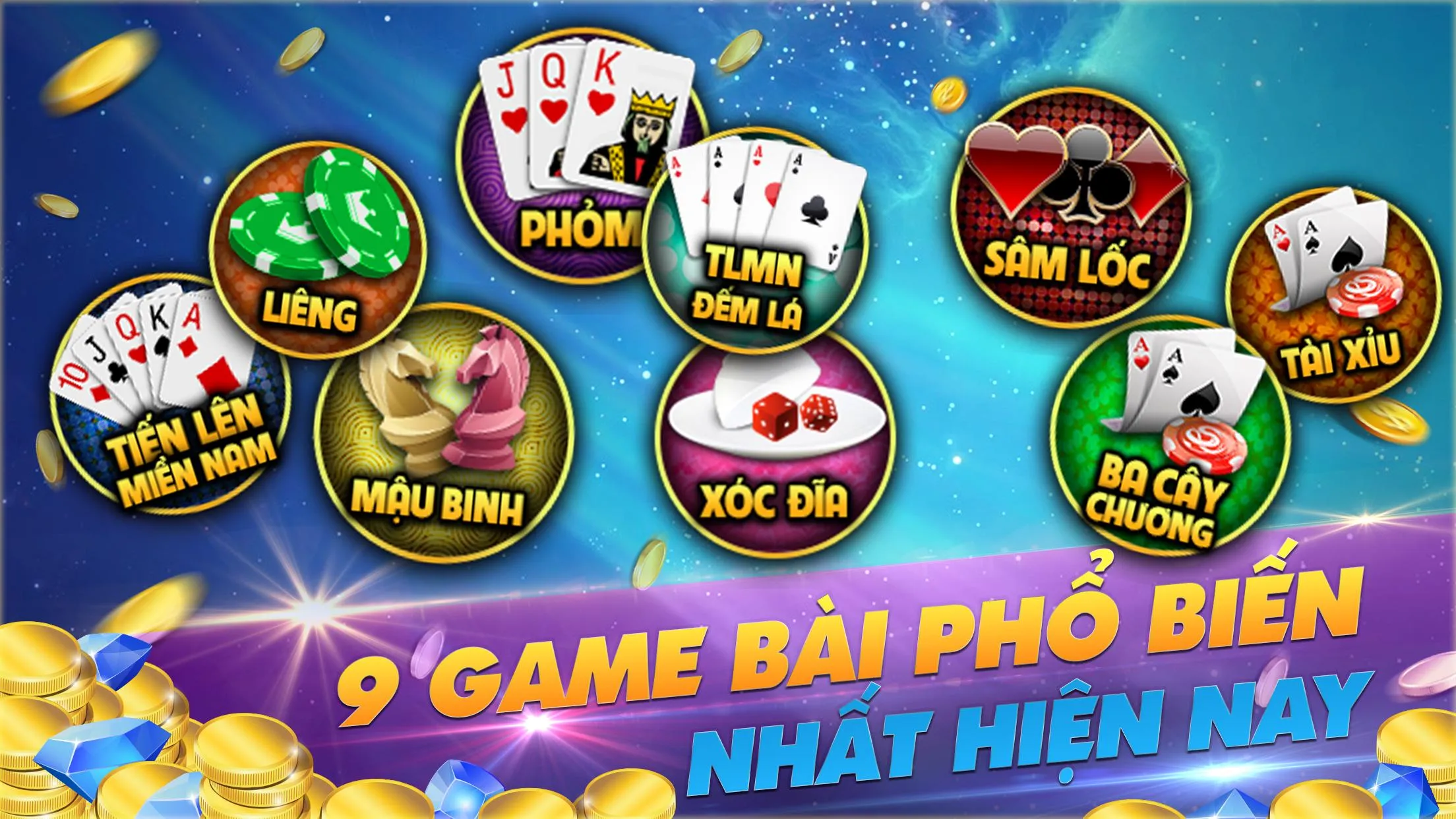 Đa dạng các thể loại game đánh bài ăn tiền 