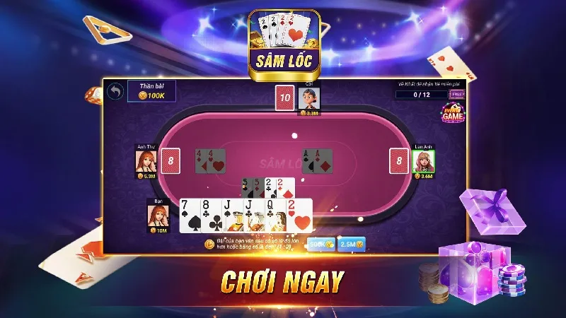 Game đánh bài Sâm Lốc mang đến trải nghiệm tuyệt vời cho người chơi