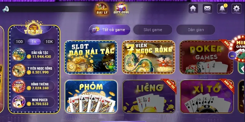 Game đổi thưởng nên chơi tại Vuagamebai